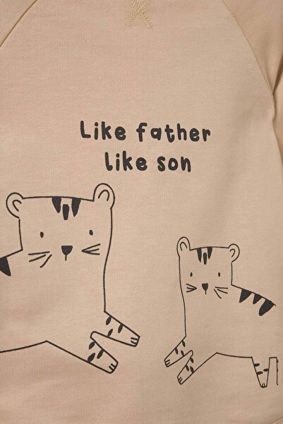 DeFacto Baby Boy 2-Piece Set Tiger Printed Sweatshirt Sweatpants (25 Au)