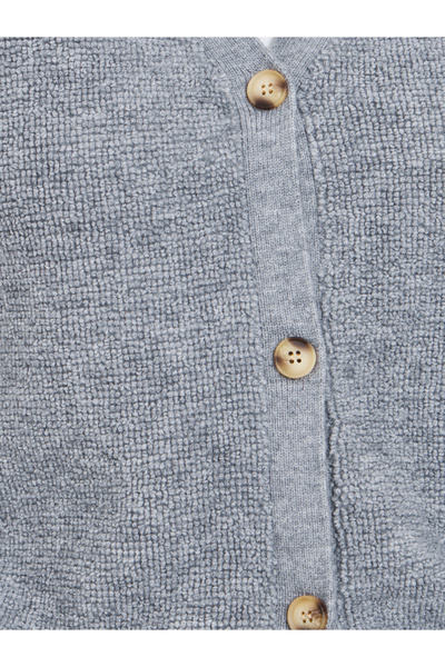 Styli Grey Fleece Knit Sleeveless Vest