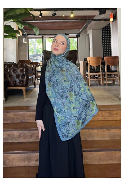 Gül Eşarp Bambu pamuk kraş şal camellia scarf