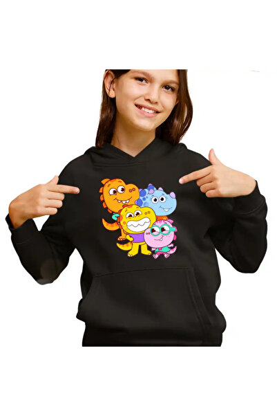 OEM Hanorac Copii Fete Tim Rex Aventuri in Spatiu Dinozauri Spatiu Cosmos