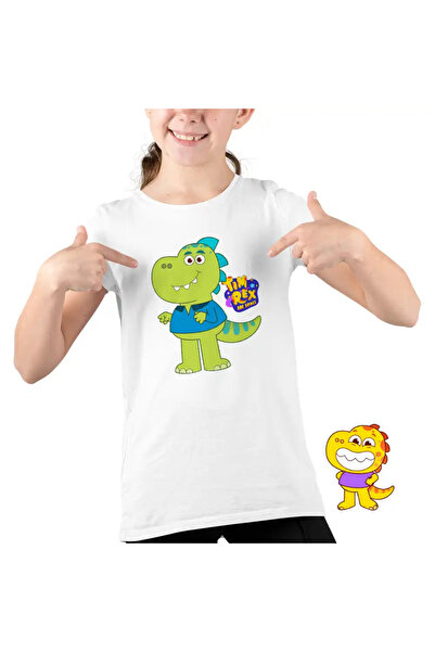 OEM Kids Girls Tim Rex Dad Space Dinosaurs T-Rex T-Shirt