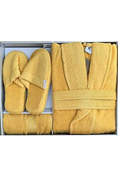 Özdilek Colourist Gold Bathrobe Set (S/M)