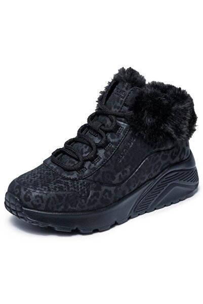 SKECHERS Girls' boots UNO LITE COZY LEOPARD 310362L-BBK-33