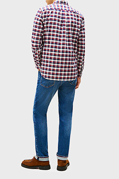 Tommy Hilfiger Pamuklu Regular Fit Uzun Kollu Ekoseli Gömlek Erkek GÖMLEK MW0MW40465 0QJ