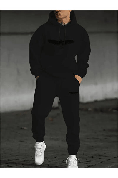 Flow touch Eagle Figured Khaki Hoodie Set