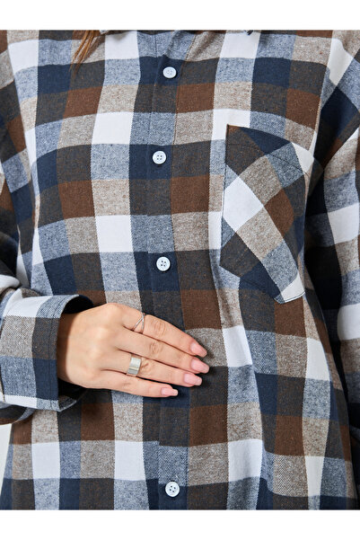 Styli Women Checked Long Sleeve Shirt
