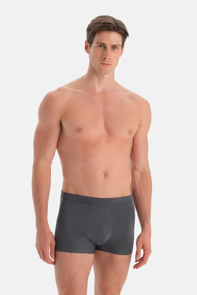 Dagi Antrasıt Düz Micro Modal Boxer