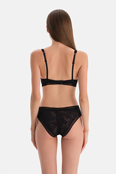 Dagi Black Basic Triangle Shape Soft Bra