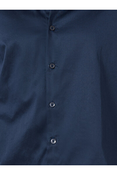 Styli Satin Slim Fit Tailored Long Sleeve Shirt