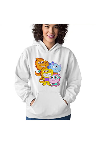 OEM Hanorac Femei Tim Rex Aventuri in Spatiu Dinozauri Spatiu Cosmos