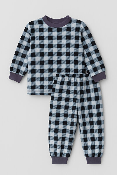 Oz Baby Unisex Winter Patterned Fleece Set Baby Girl and Boy Children's Clothing Set