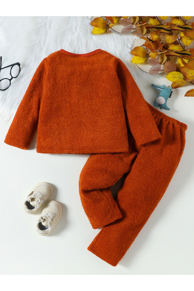 Take Two By Styli Graphic Patchwork Top with Long Pyjama Set