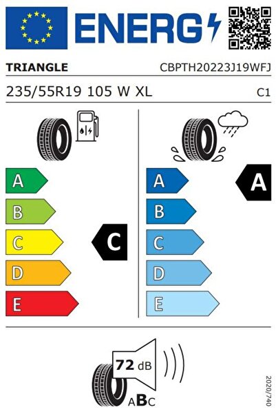 TRIANGLE Summer Tire EffeXSport-TH202 235/55R19 105W