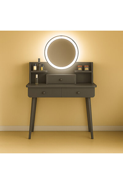 Lapiri 1.Sınıf Premium Kalite %100 Mdf Led Işıklı Aynalı Modern Makyaj Masası...