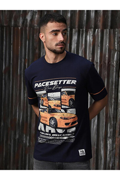 High Star By Styli Regular Fit Short Sleeves Printed T-shirt