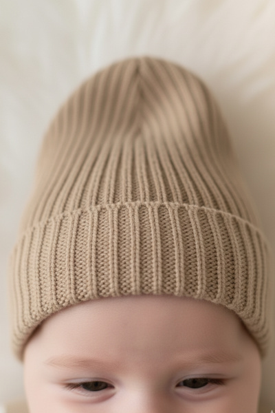 LilJoy Baby Sweater Salopet and Beanie Set – 3-Piece Knitwear Winter Set