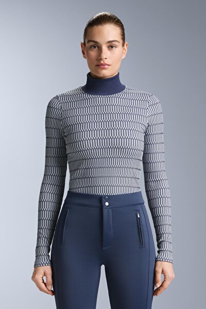 Oysho Geometric seamless thermal base layer T-shirt