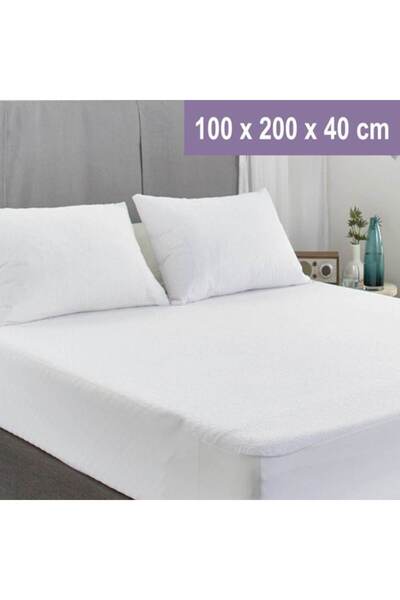 AVA Waterproof sheet, white, 100x200x40cm
