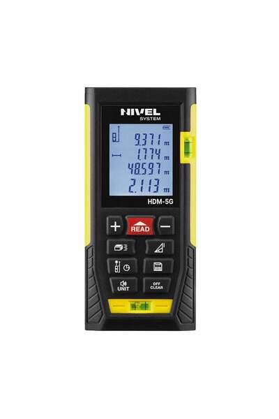 Nivel System HDM-5G Laser Meter, Variable Distance, Green Beam