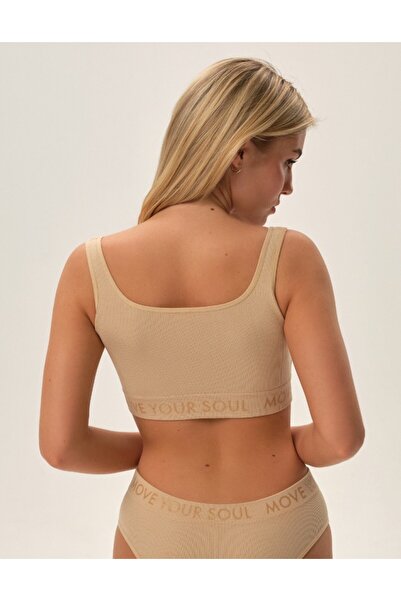 ESOTIQ Sutien sport pentru femei cu căptușeală detașabilă, bandă interioară largă, cu nervuri, confortabil, fără cusături | Fleen