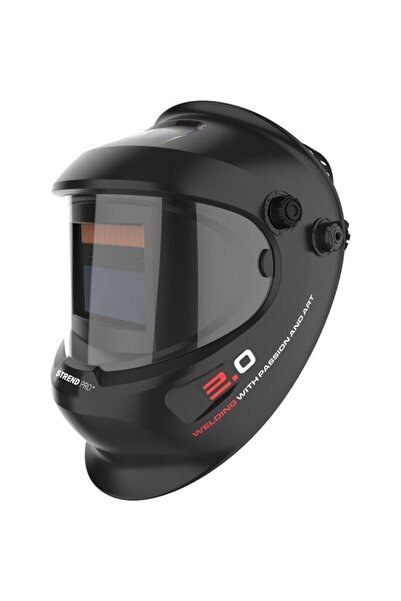 Strend Pro Welding helmet with self-adjusting light intensity, DIN 9-13, 92.5x42.5 cm, black,