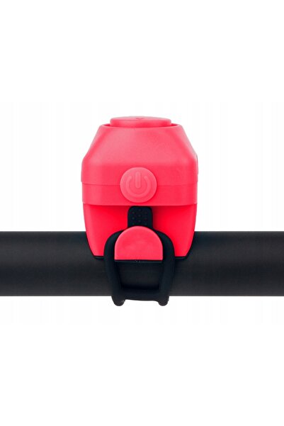 zola Bicycle bell,waterproof, elastic grip, plastic/silicon, 5x4x4 cm, pink