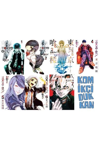 Gerekli Şeyler Yayıncılık Tokyo Gûl 1-2-3-4-5-6-7 manga seti(7 kitap) 1 adet ...