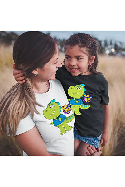 OEM Kids Girls Tim Rex Dad Space Dinosaurs T-Rex T-Shirt