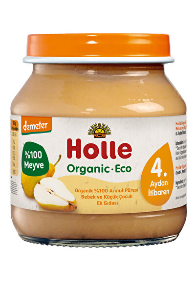 HOLLE ORGANİK %100 ARMUT PÜRESİ