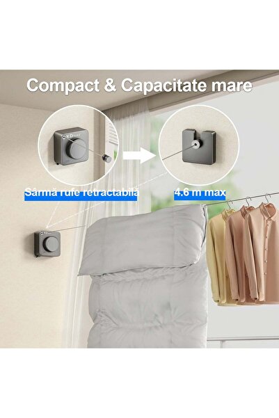 Kdhome KD Home FlexiCord Retractable Clothes Drying Line