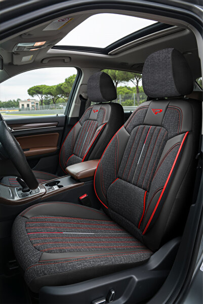 Panda Kılıf Panda Milano Series Linen Fabric Car Seat Cover - Full Set