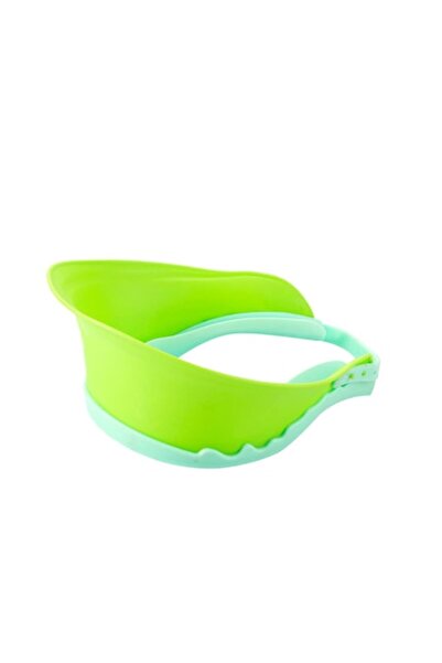 RenKris Adjustable shampoo shield protector for children's bath, green