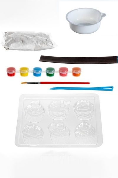 zola Creative set,create your own fridge magnets, colours and brush, spatial pattern