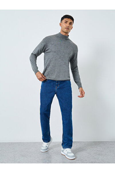 Styli Grey Turtleneck Sweater