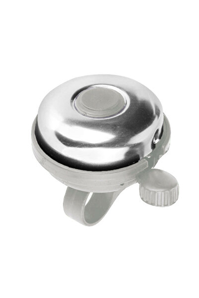 zola Metal bicycle bell, easy assembly, classic handle, loud sounds, silver