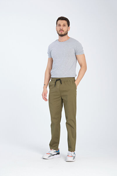 VIKUNYA Khaki Jogger Pants