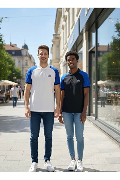 DEMOİSELLE Ανδρικό μπλουζάκι με λαιμόκοψη πόλο 2 τεμαχίων