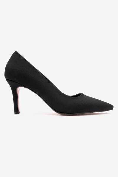 CCWAY AYAKKABI Women's Stiletto Shoes Black Zra