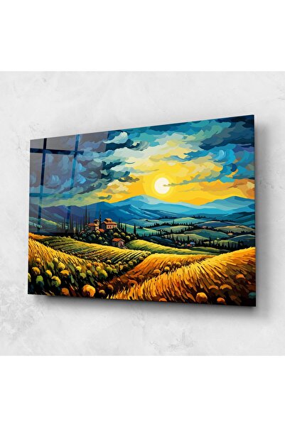 Arthub Glass Painting, Bedroom and Living Room, Rural, Rural Fantasy View