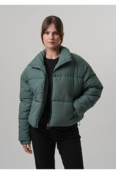 PIQUE Women's Coat Puffer Women's Crop Coat
