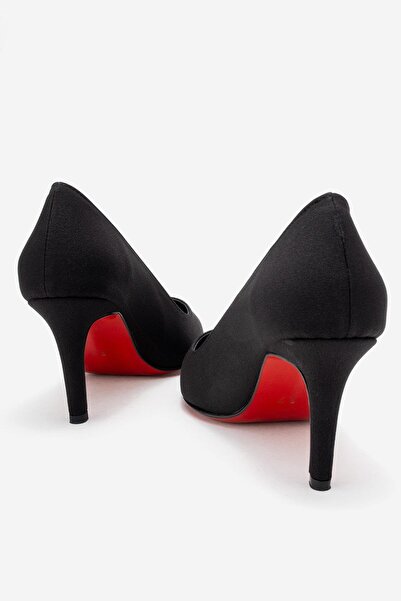 CCWAY AYAKKABI Women's Stiletto Shoes Black Zra