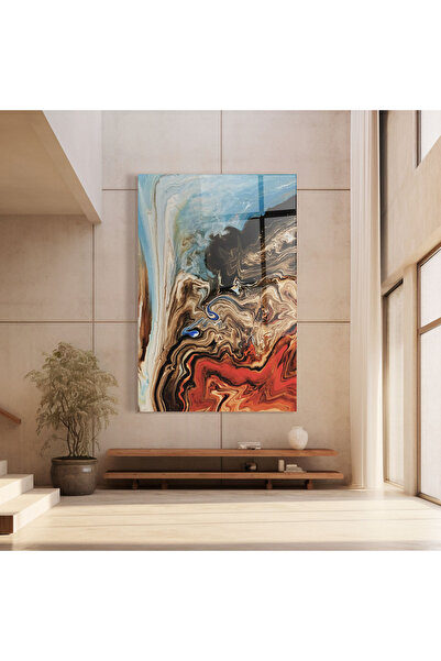 Arthub Tablou Sticla,Dormitor si Living, Marble, Abstract Waterfall