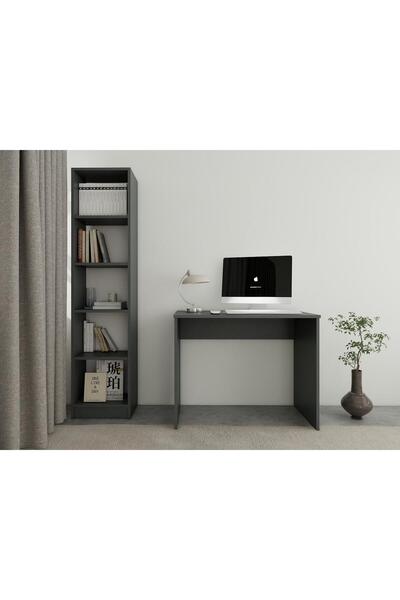 Masif Market Ofis Çalışma Bilgisayar Masası Koyugri