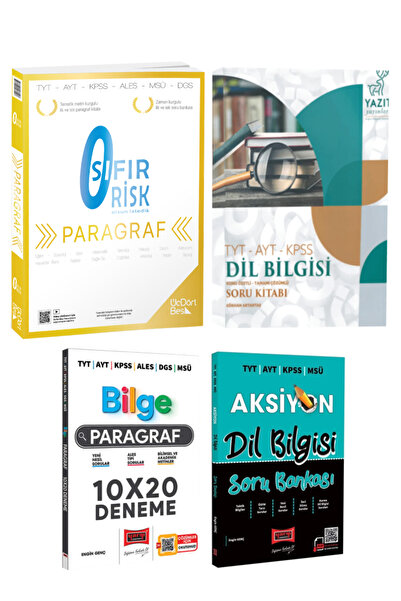 Yargı Yayınları Üç Dört Beş Yayıncılık TYT Paragraf Sıfır Risk Soru Bankası V...