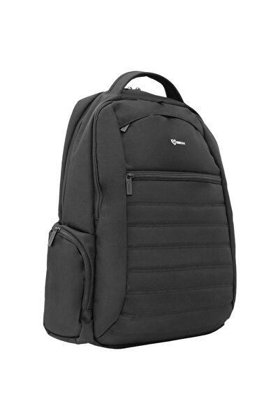 SBOX TEXAS Laptop Backpack, Fits up to 17.3", Padded Back & Straps, Water-resistant, Black