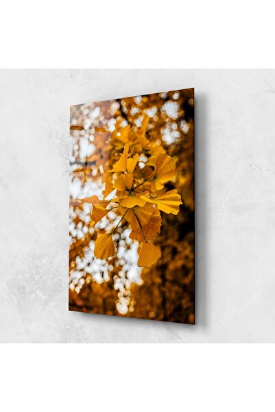 Arthub Glass Painting, Bedroom and Living Room, Autumn, Strong Yellow Leaves