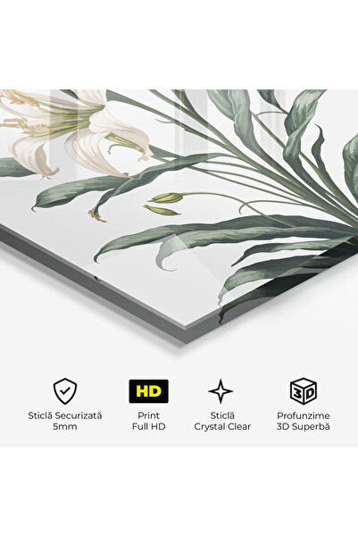 Arthub Glass Painting, Bedroom and Living Room, Lilies, Columbia Lily