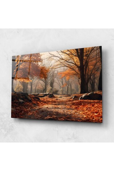 Arthub Glass Painting, Bedroom and Living Room, Autumn, Autumn Forest