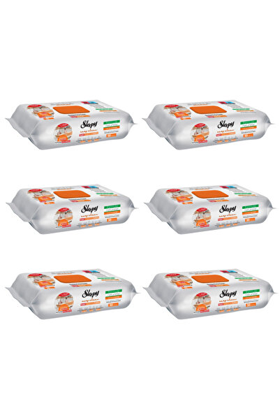 Sleepy PACHET PROMO - 6 x Șervețele umede de curățare bucătărie cu ulei de po...