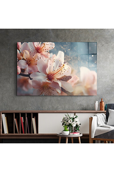 Arthub Glass Painting, Bedroom and Living Room, Spring, Flower Spring Art